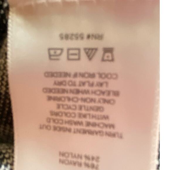 Express Leopard Print Sweater Dress Womens Size L Heavy Knit Black White - Picture 7 of 7